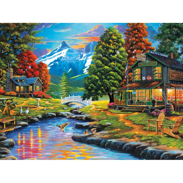 Diamond Embroidery Landscape Scenery Handmade Gift Full Diamond Painting Cross Stitch Round - Shop at LoveMi