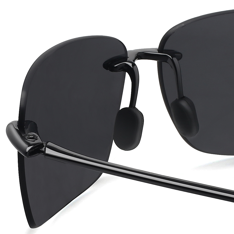 Title 8, Light Rimless TR90 Sunglasses For Men