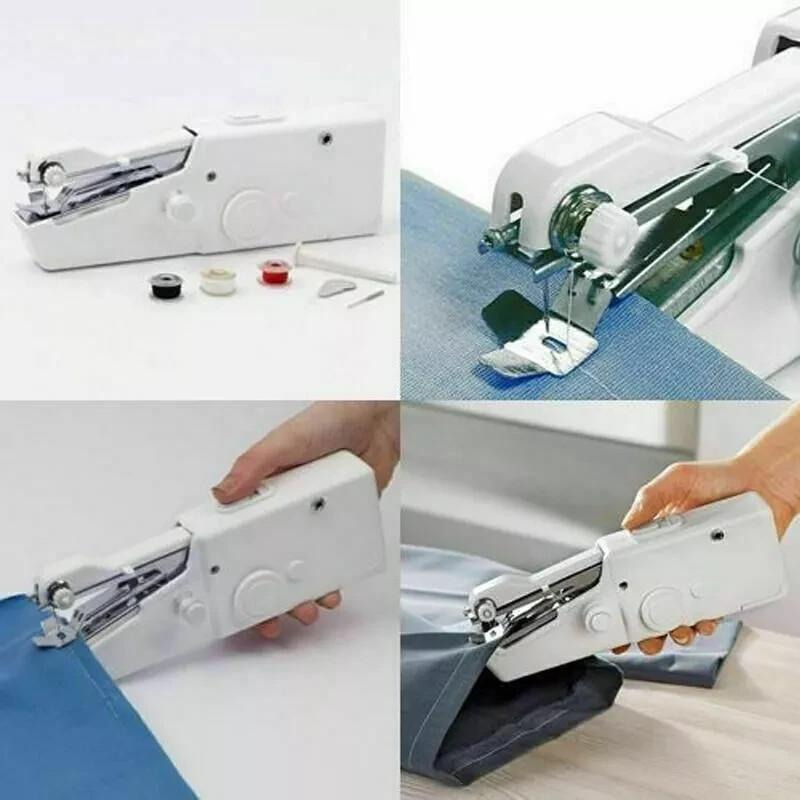 Mini Handheld Cordless Sewing Machine Hand Held Thread Sew Clothes Portable UK — image 7