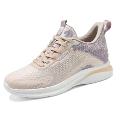 Running Shoes Breathable Soft Bottom Trend Couple Sneakers - Pink - View 1