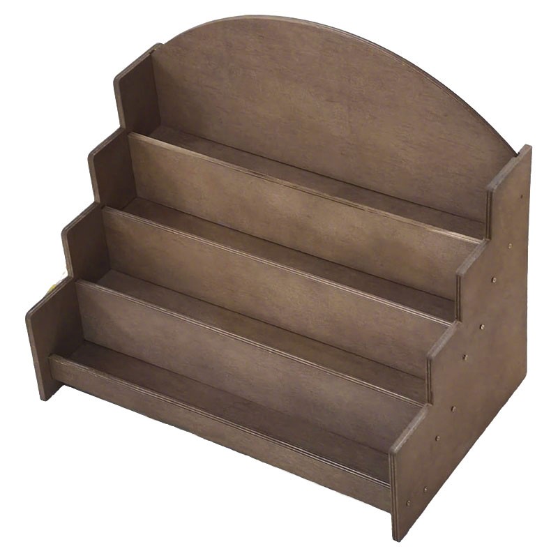 4-Tier Wooden Card Holder Greeting Display Stand For Retail, Postcards Z — image 5