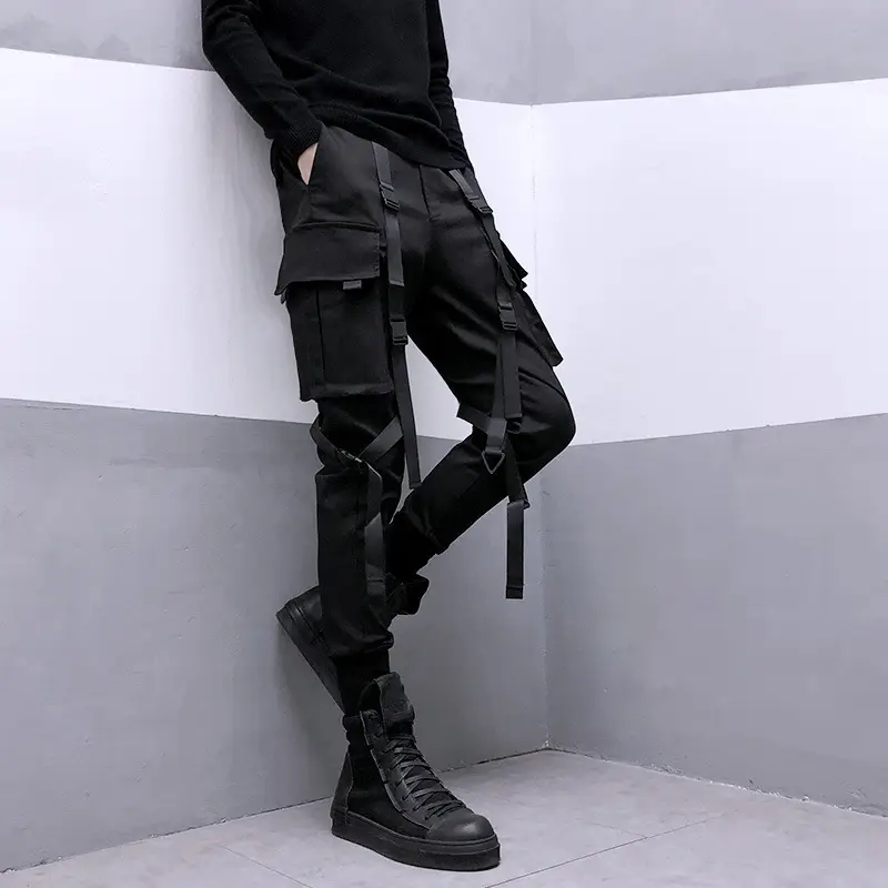 Tactical Multi-Pocket Streamer Paratrooper Cargo Pants