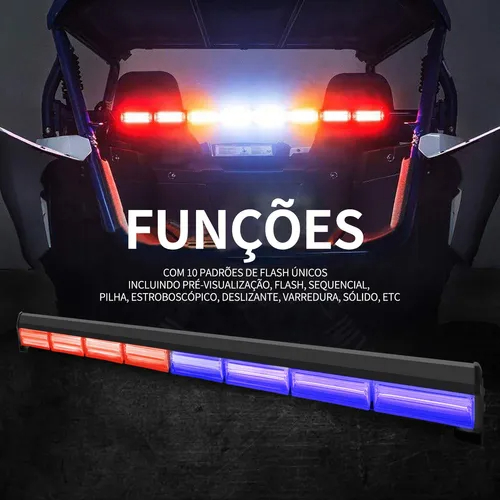 LED Emergency Strobe Lights For Police Car 119cm