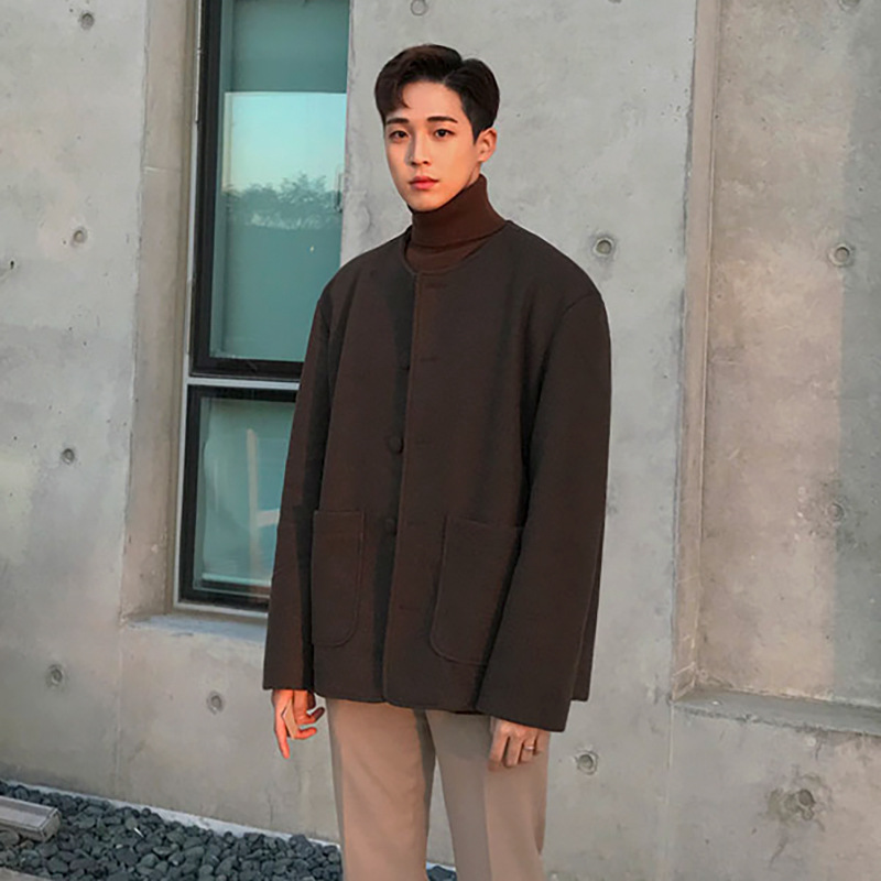 Men's Woolen Jacket In Autumn And Winter