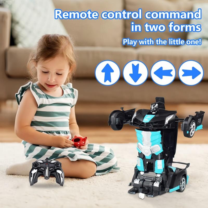 One-Touch Transforming Robot Car Educational Toy With Lights, Sound, Stunt Features, And Omnidirectional Movement,Self-pickup Only. image 5
