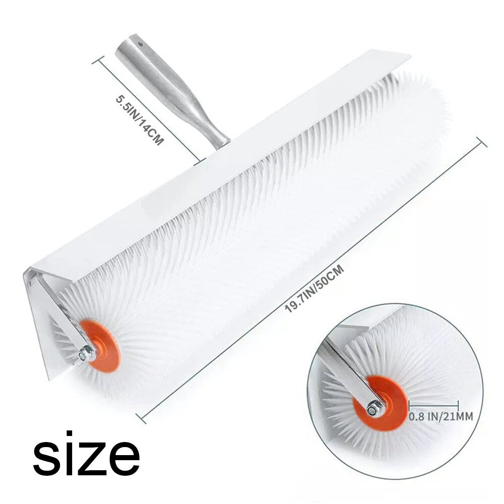 Spiked Roller Aeration 500x90mm Self Levelling Screed Flooring Tool 21mm Spikes 2