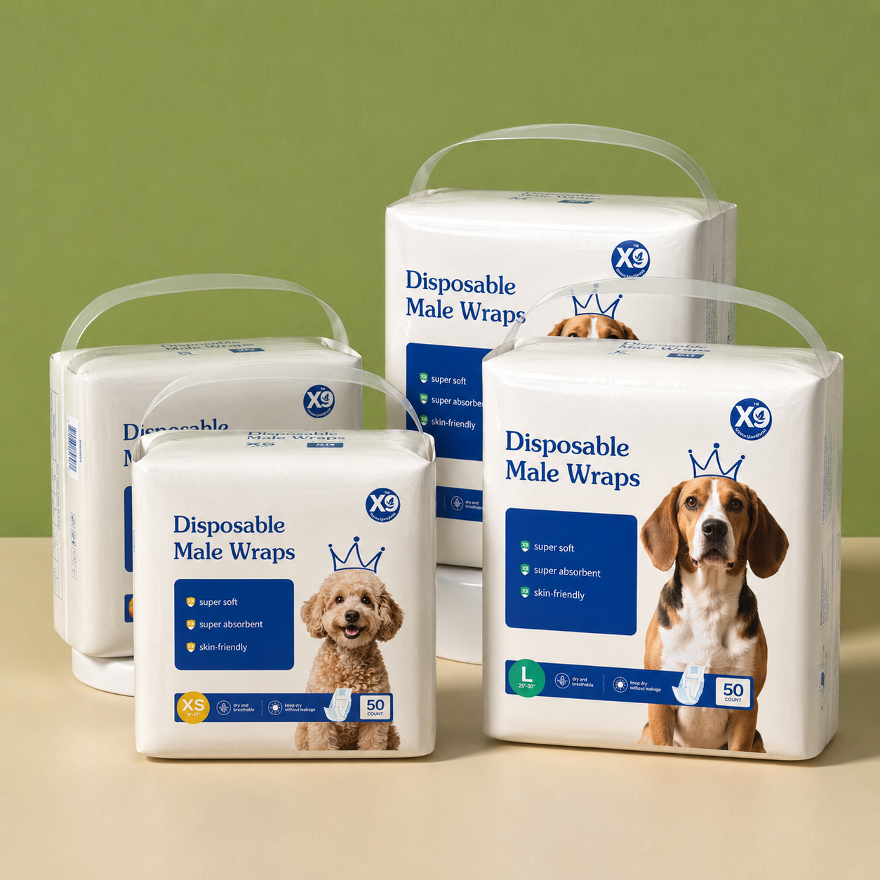 Disposable Male Dog Wraps — foto 12