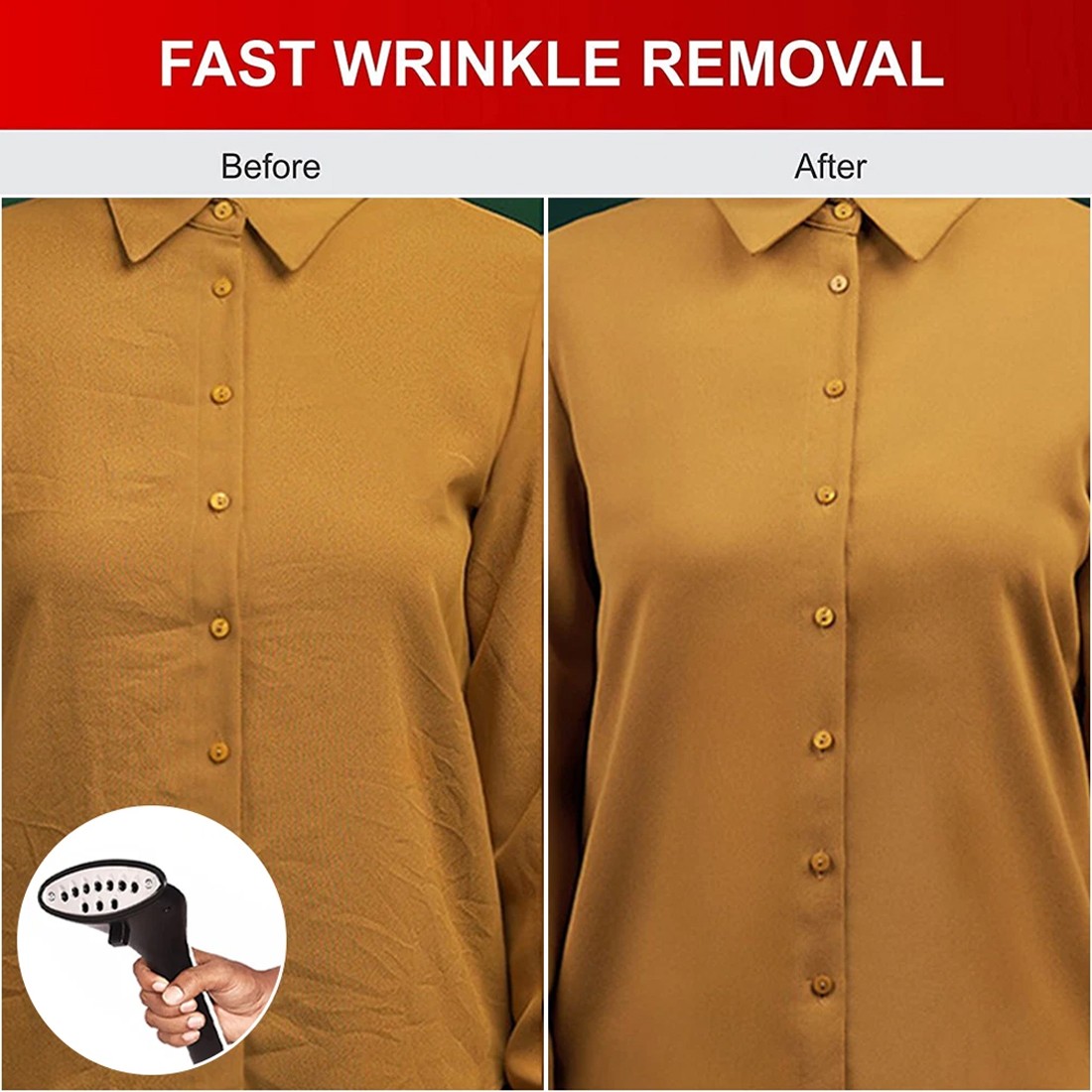 1800W Upright Vertical Garment Clothes Steamer 1.5L 11 Settings W Ironing Board