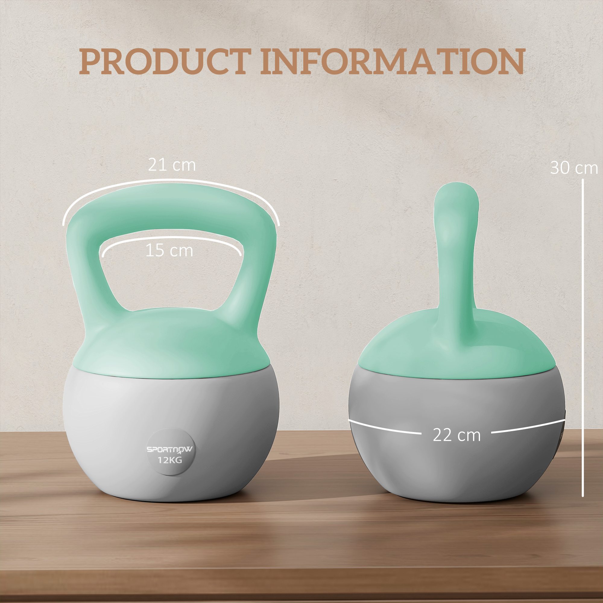 12 Kg Soft Kettlebell With Anti Slip Handle, Suitable For Home Gym — image 5