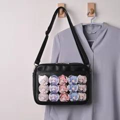 Japanese Girl Jk Handbag Cute Student Bump Colour One Shoulder - Black - View 1
