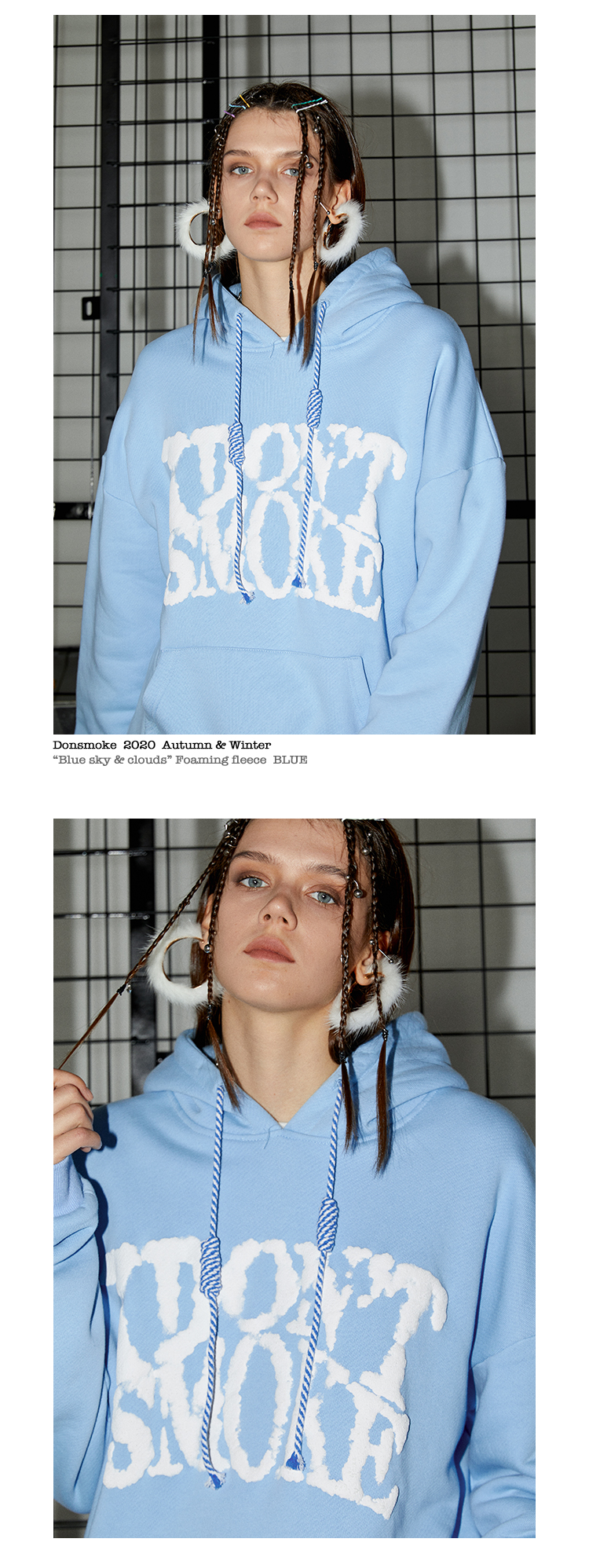 Title 5, Loose hooded plus fleece sweater