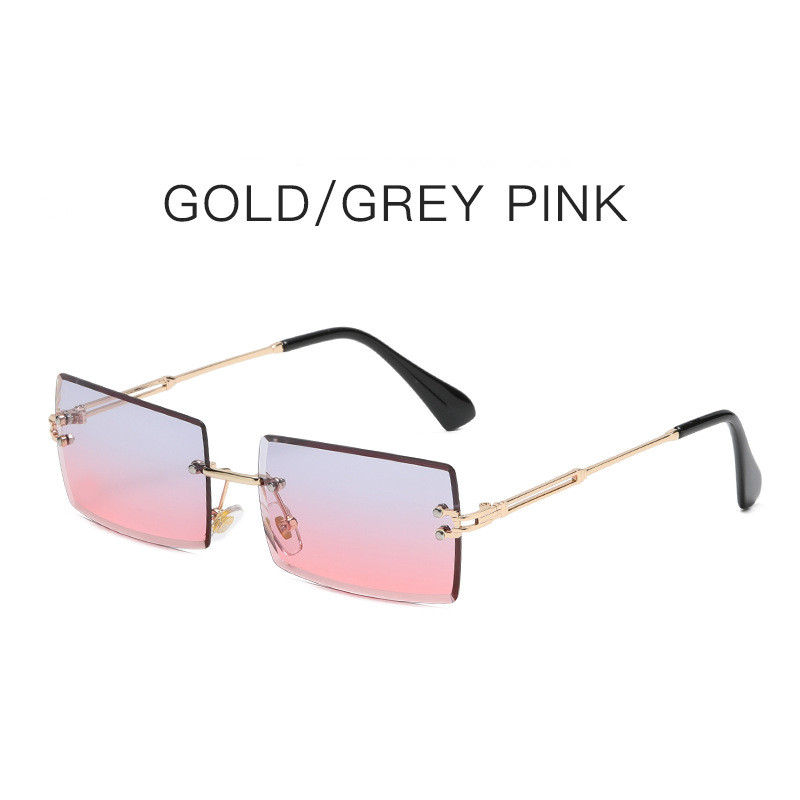 Title 9, Fashion Frameless Trimmed Square Gradient Sungl...