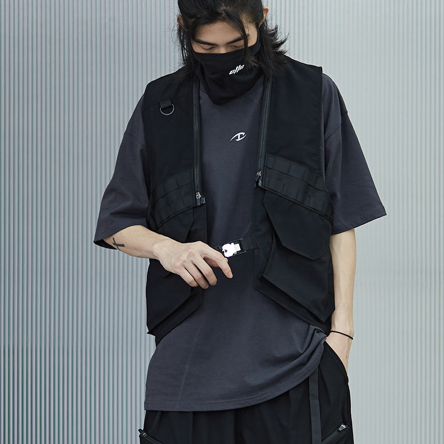 Men's And Women's Expandable Magnetic Buckle Tactical Functional Work Vest