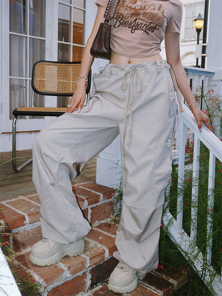 Ruffled And Bound Feet, Retro Street High Street Hot Girls' Overalls
