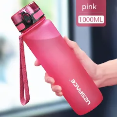 Large Capacity High Temperature Resistant Portable Fitness Plastic Cup Sports Kettle - Rose Red - View 1