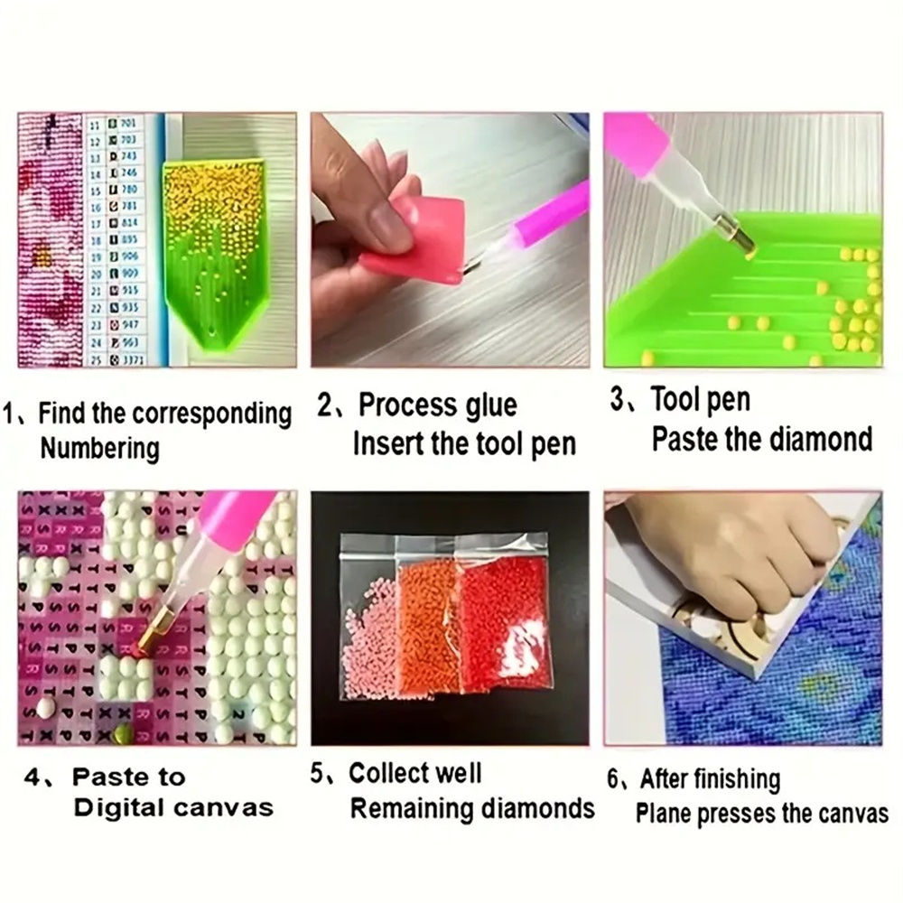 DIY Diamond Painting Keychain - Butterfly Pattern, DIY Decoration, Diamond Kit Craft Supplies, Handmade Mosaic Painting Keychain DIY Set Suitable For Beginners, Creative Handmade Craft Gift S