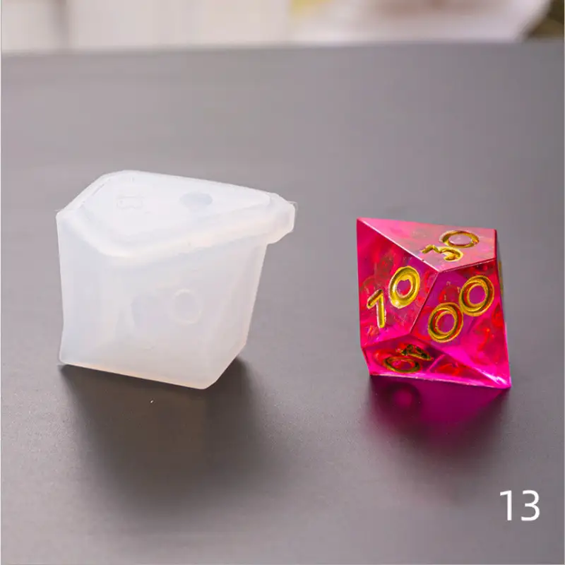 DIY Dice Rounded Corners Multi-specification Crystal Epoxy Mold