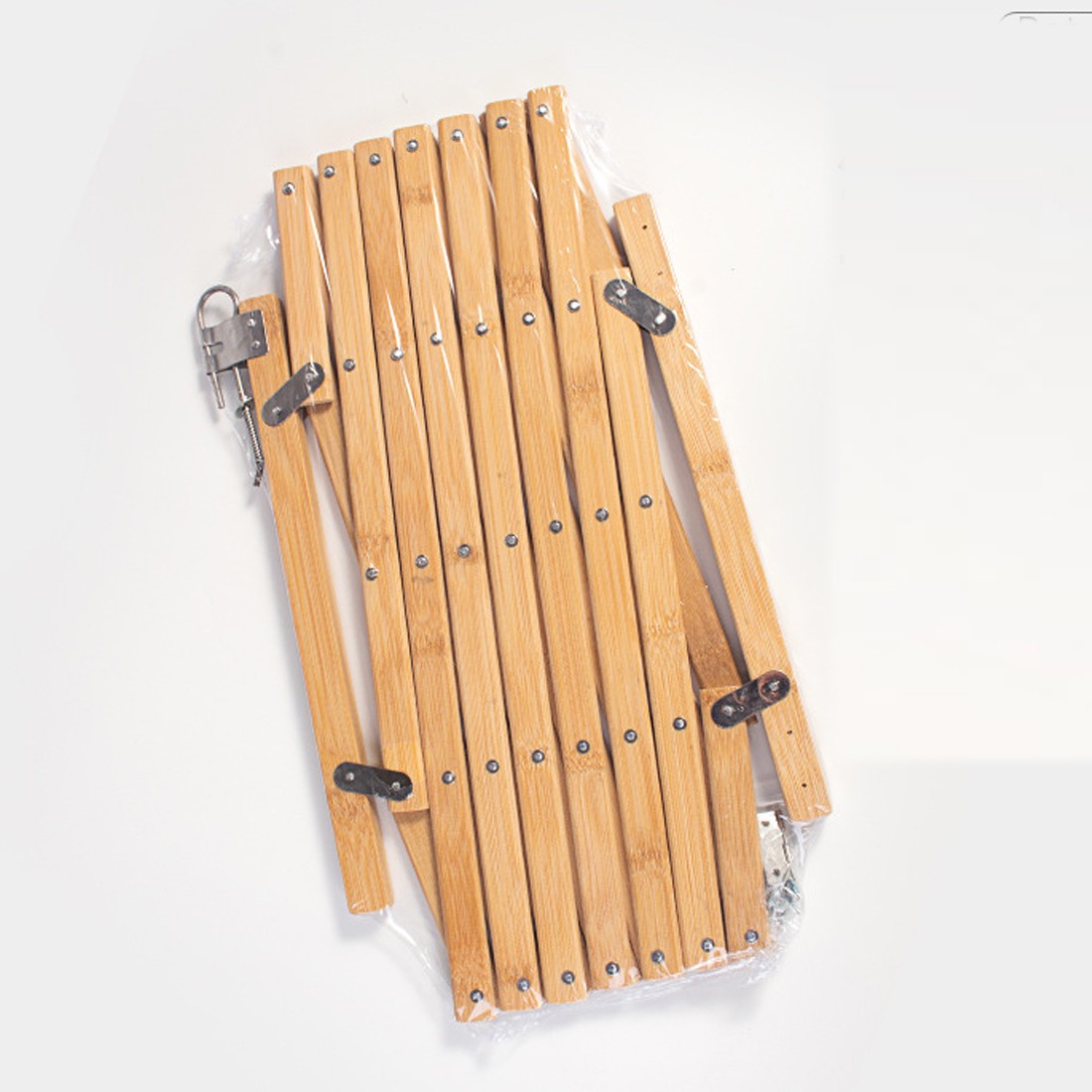 Retractable Wooden Dog Gate Pet Baby Safety Fence Barrier Doorways Stairs Garden 8