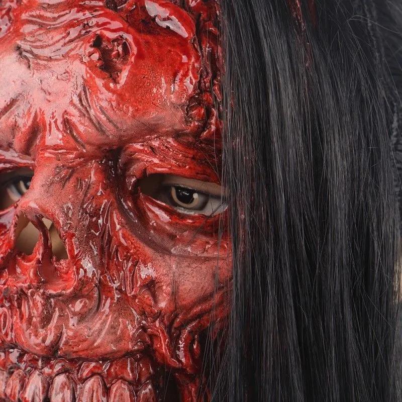 Horror Mask Bleeding Skull Headgear — foto 6