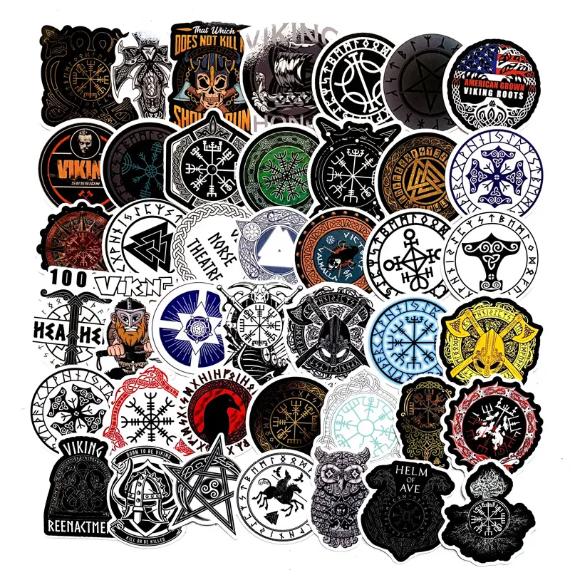 Ancient Rune Series Luggage Stickers Foreign Trade
