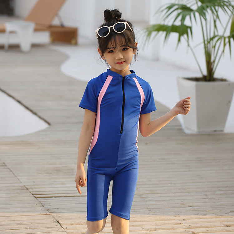 Title 2, Boys One Piece Short Sleeve Swimsuit