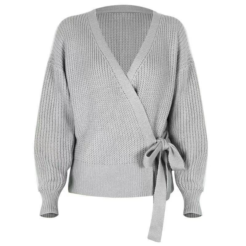 Title 4, Cardigan in maglia da donna con scollo a V, all...