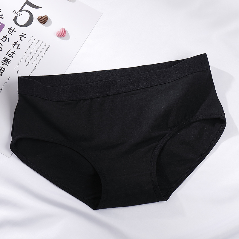 Title 8, Cotton Mid-waist Girls Cotton Underwear Simple ...