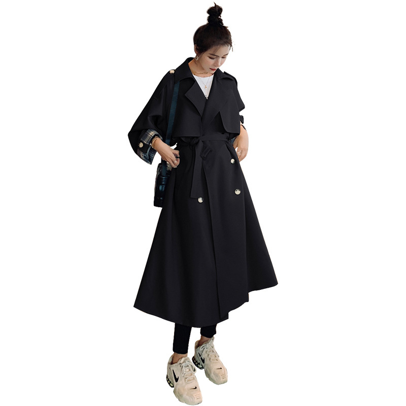 Loose Overcoat Popular Women's Over-the-knee Coat