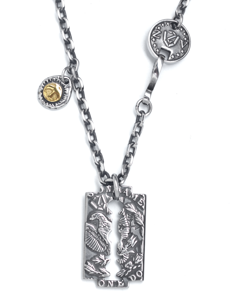 Titanium Steel Pendant Japanese And Korean Retro Art Pendant Sweater Chain