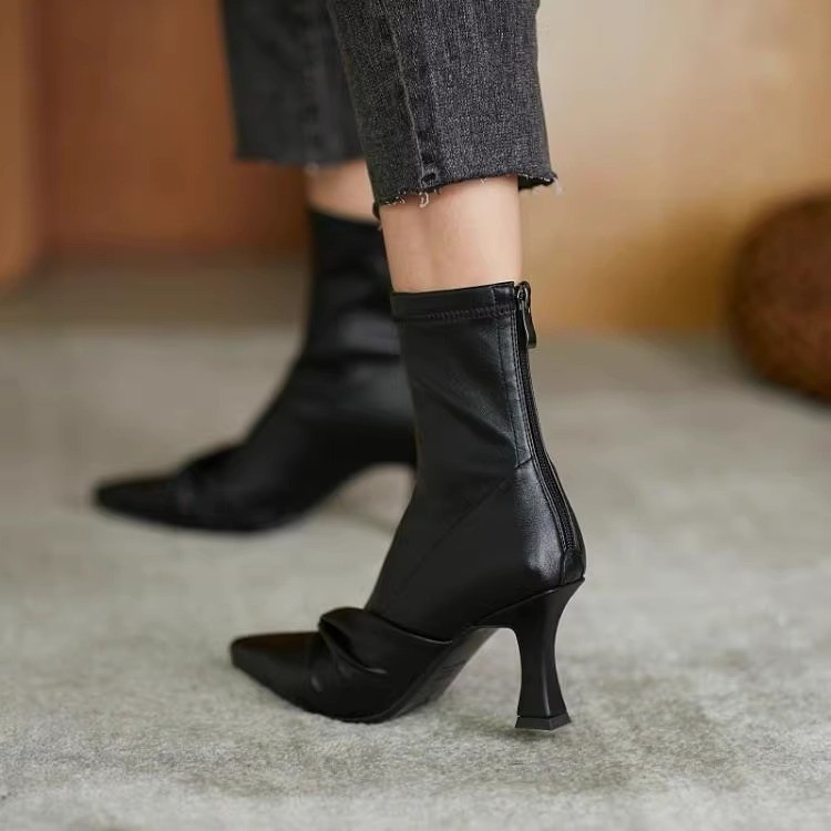 Pointed Toe Ankle Boots, picture 2 of 3