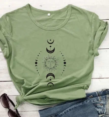 European And American Popular New Short Sleeves - Olive