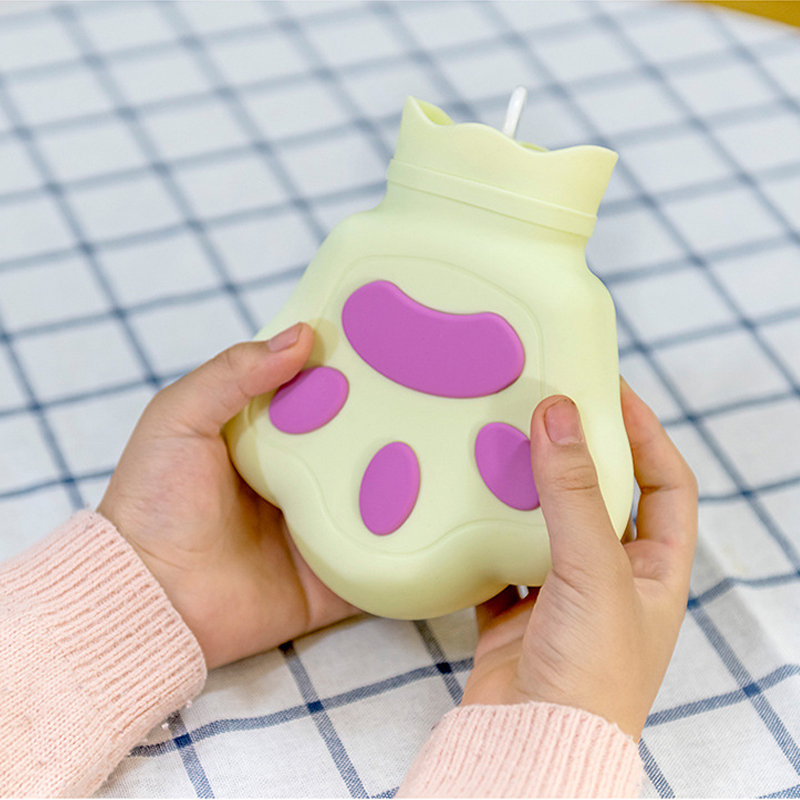 Silicone Hot Water Bag Cartoon Fashion Portable