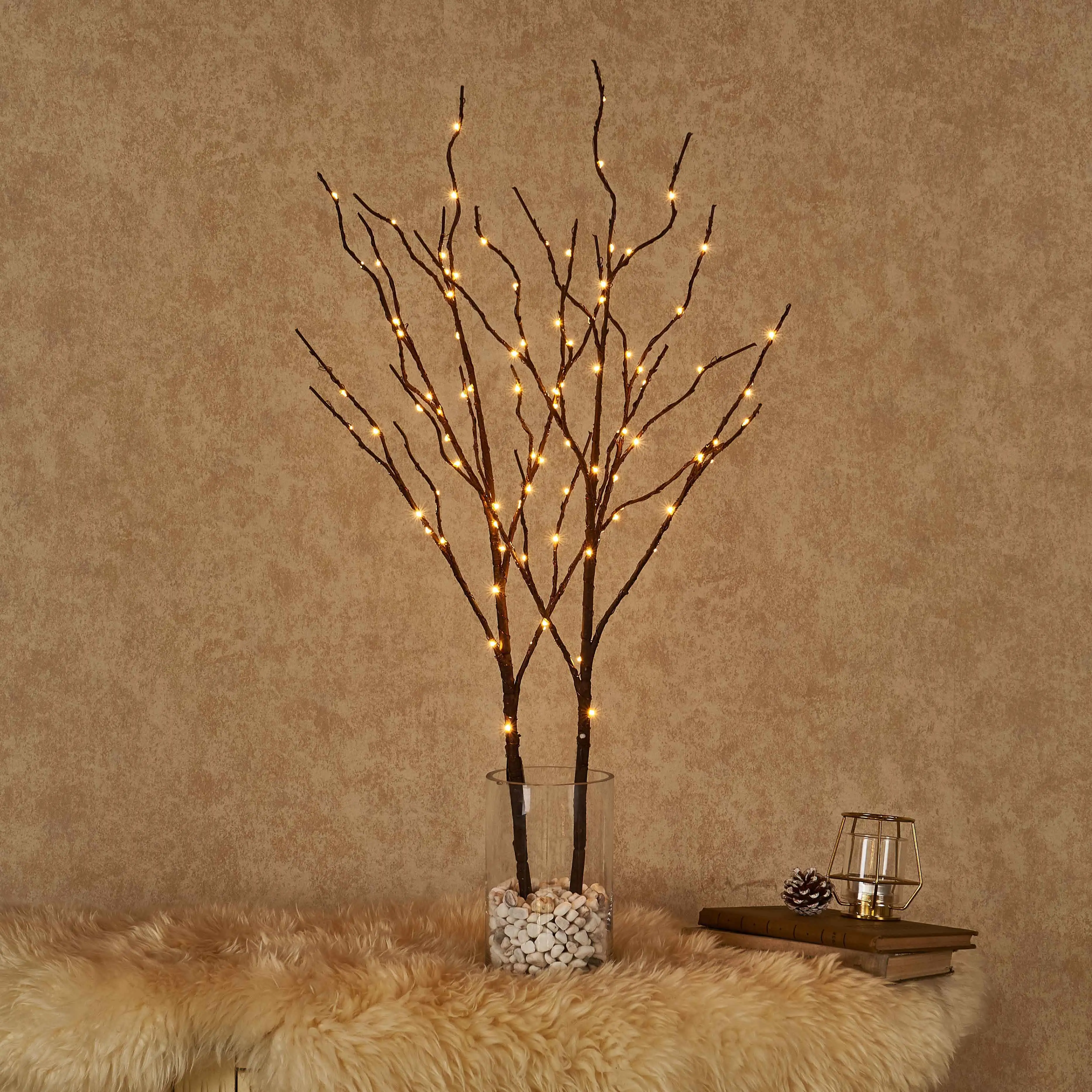 Willow Branch Lights, Soft-light Festive Decorative Ambient Lights, A Must-have For Social Media Photos In Bedrooms And Living Rooms, Creating A Warm And Inviti