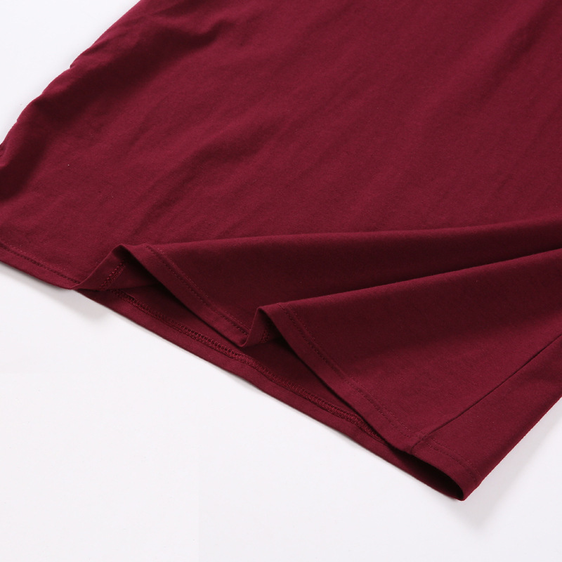 Fashion Casual Solid Color V-neck Men's T-shirt