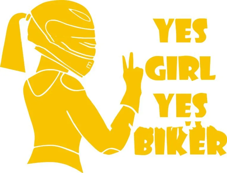 Female Motorcycle Car Modification Sticker Body