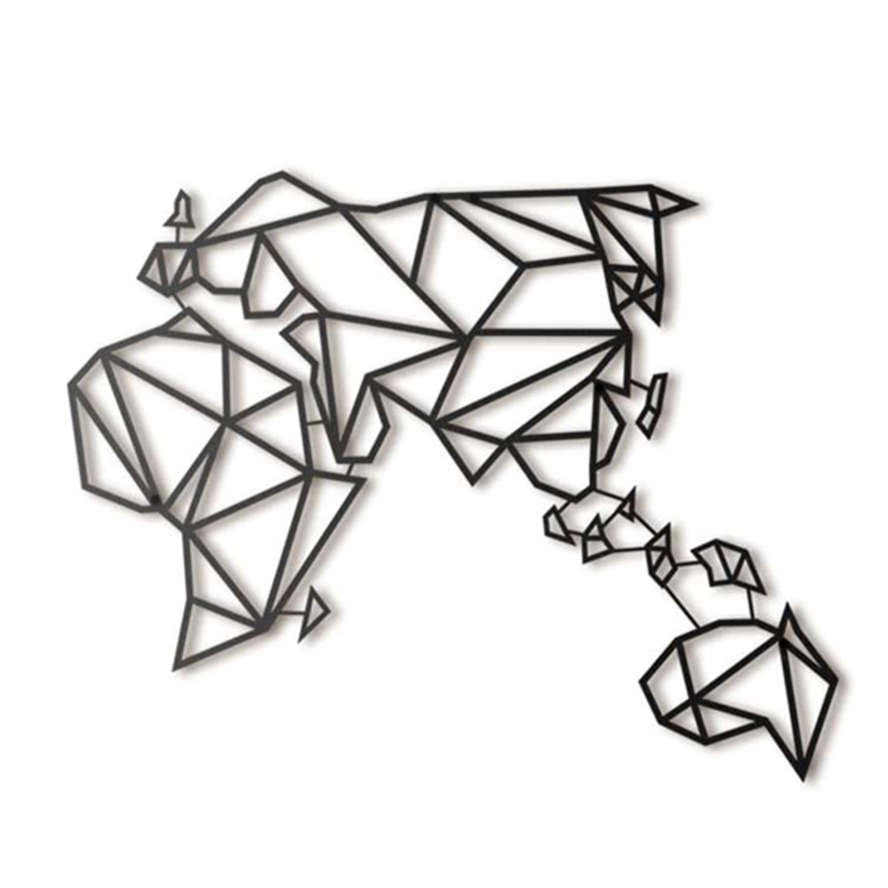 World Map Metal Wall Art, picture 2 of 5