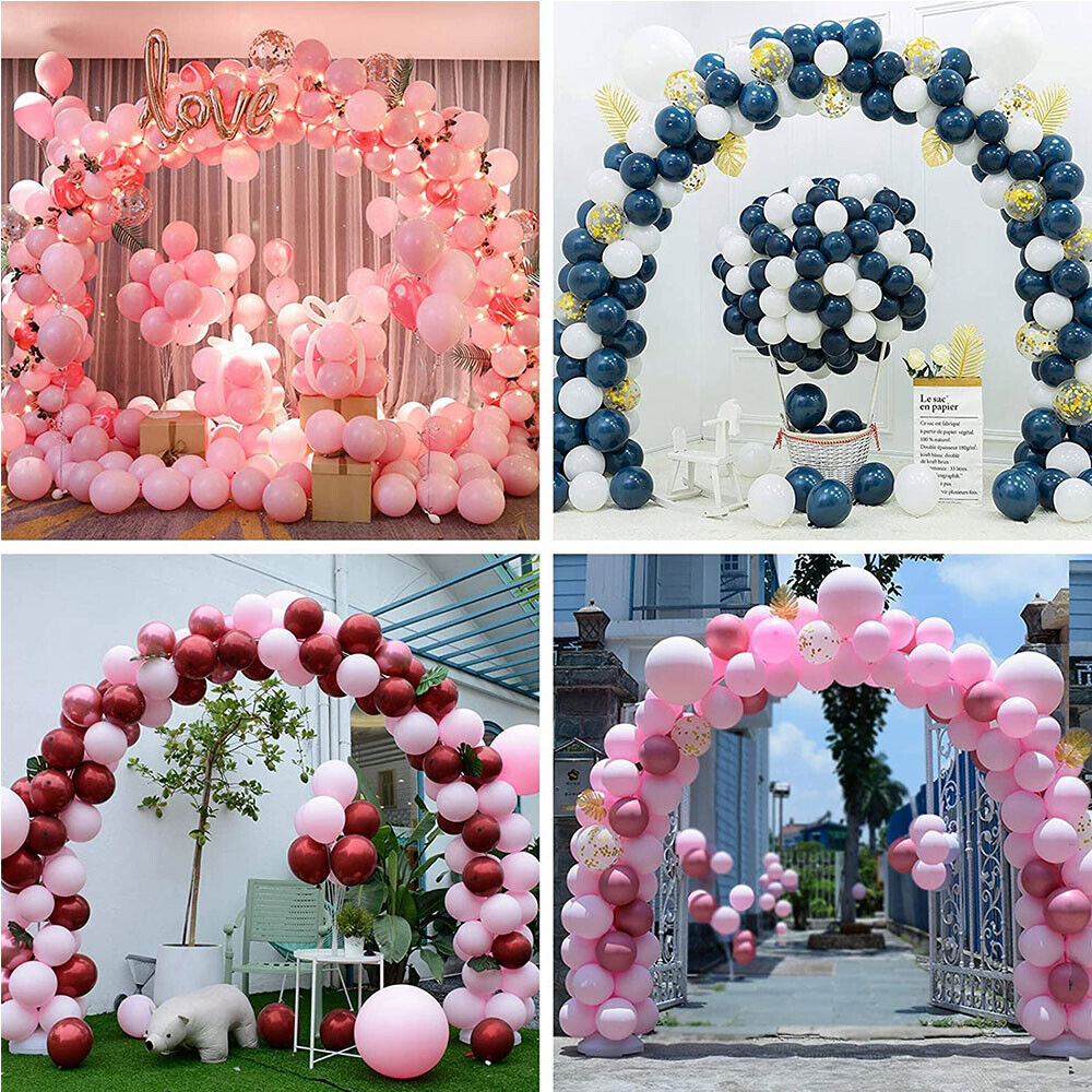 Balloon Arch Column Frame Garland Adjustable Arch Stand Wedding Party Decor 11