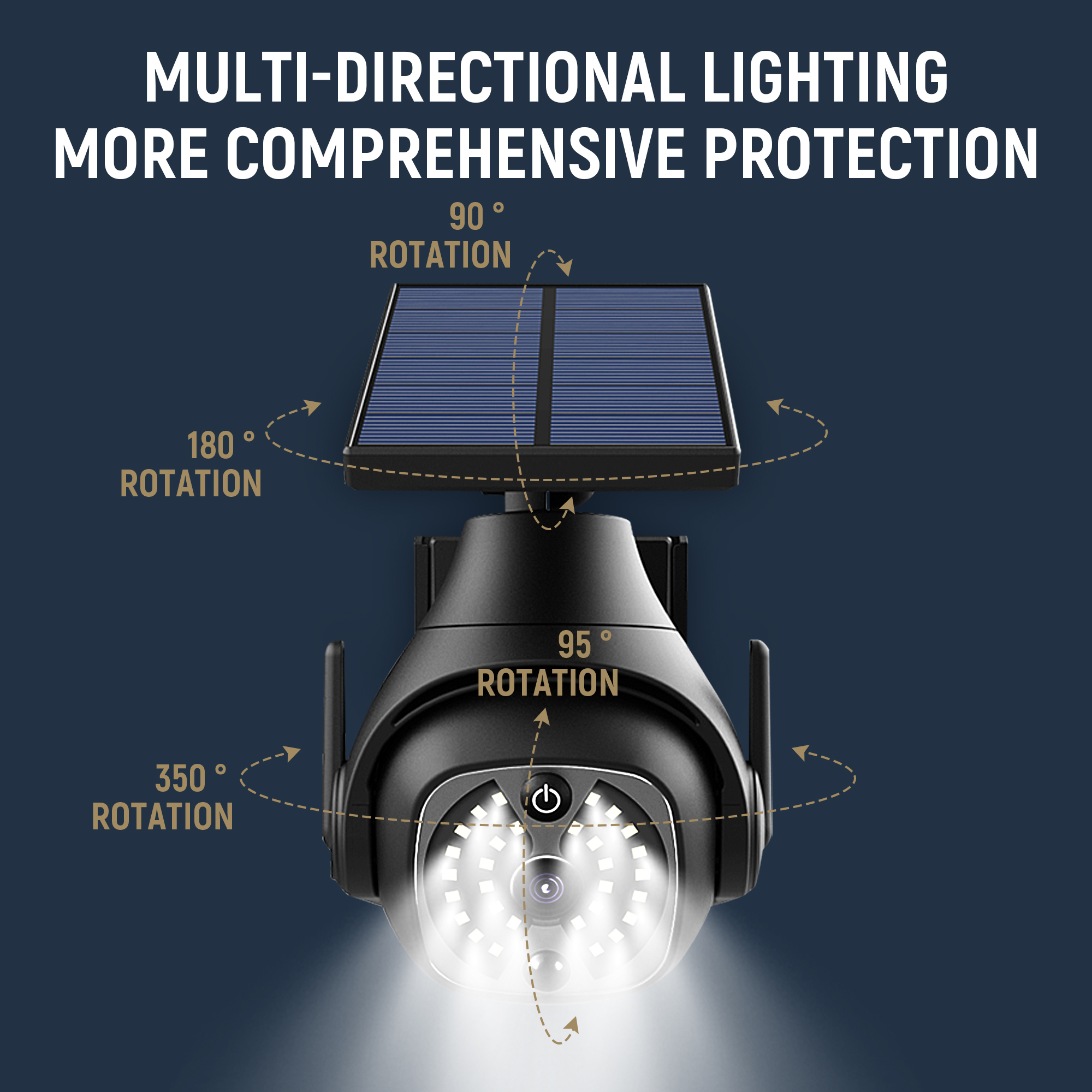 K23A solar panels can rotate