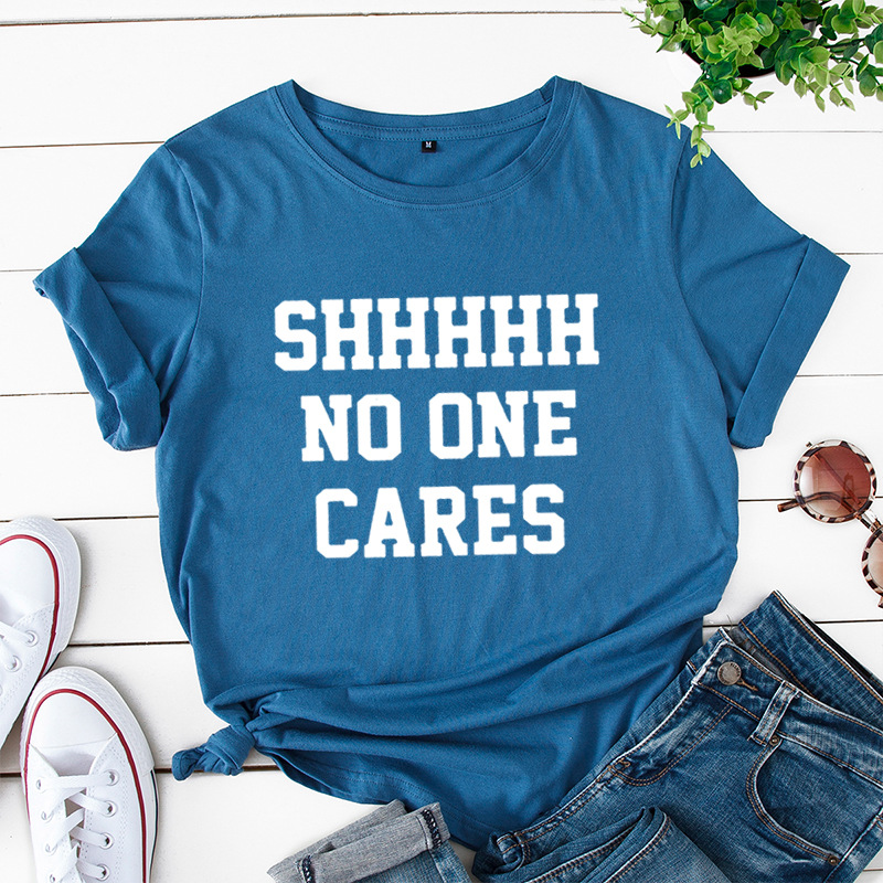 Women's Fashion Loose Round Neck Short Sleeve Top