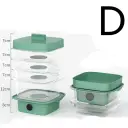 Multi-layer Dish Cover Heat Preservation Kitchen Cover Dining Table Leftover Storage Box Transparent Stack Cooking Hood Steamer view 18
