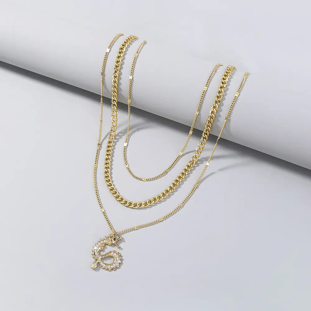 Dragon multi-layer necklace