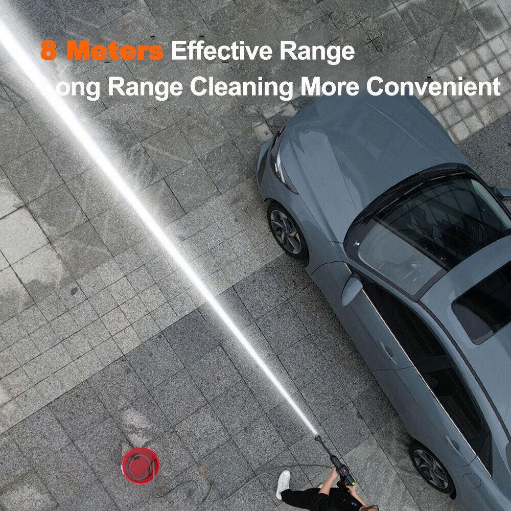 2 Battery Cordless Car High Pressure Washer Jet Water Wash Cleaner Gun Portable — image 8