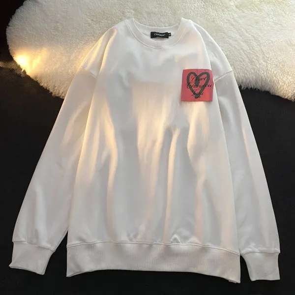 Design Niche Sweater Women's Long sleeved Thin Top Clothes White - Shop at LoveMi
