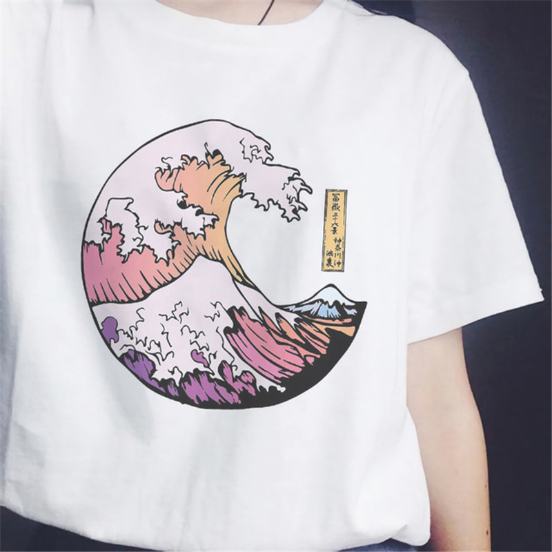 Title 12, Wave sun print couple T-shirt