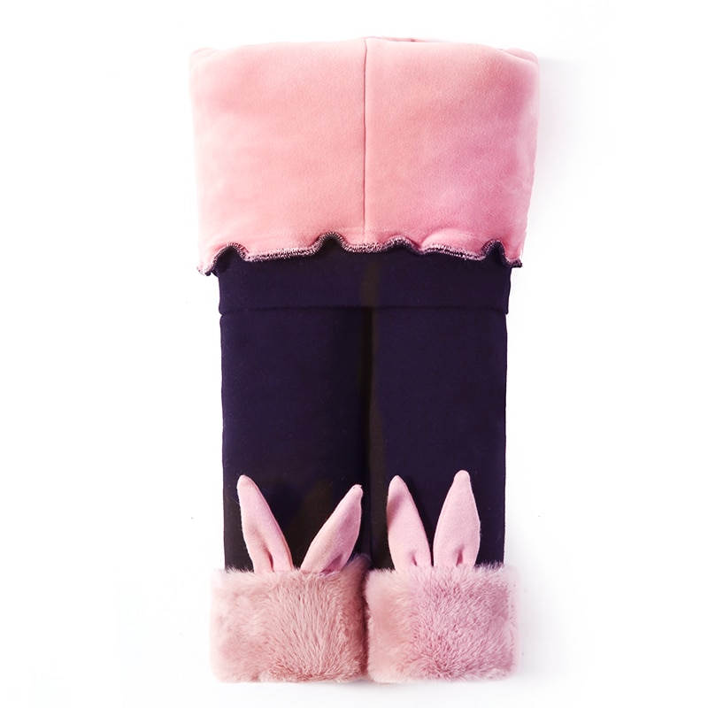 Plush Thick Cotton Trousers Warm Pants For Children