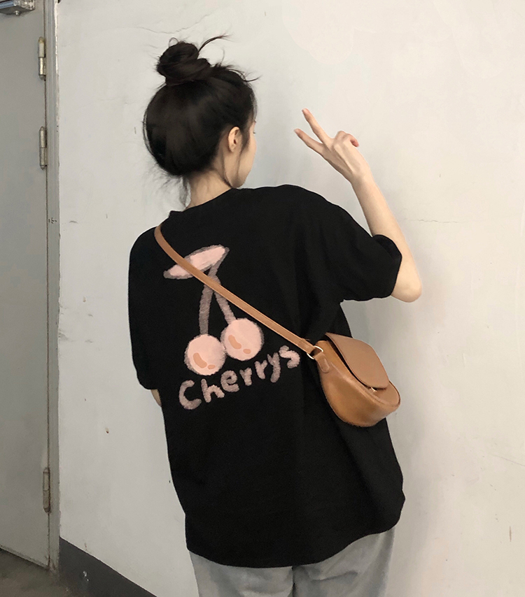 Women's Vintage Loose Short Sleeve Top