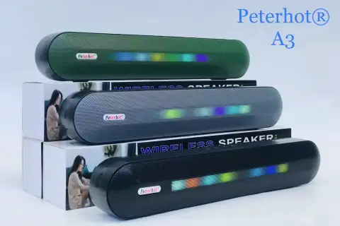 Bluetooth Speaker with Long LED Breathing Light