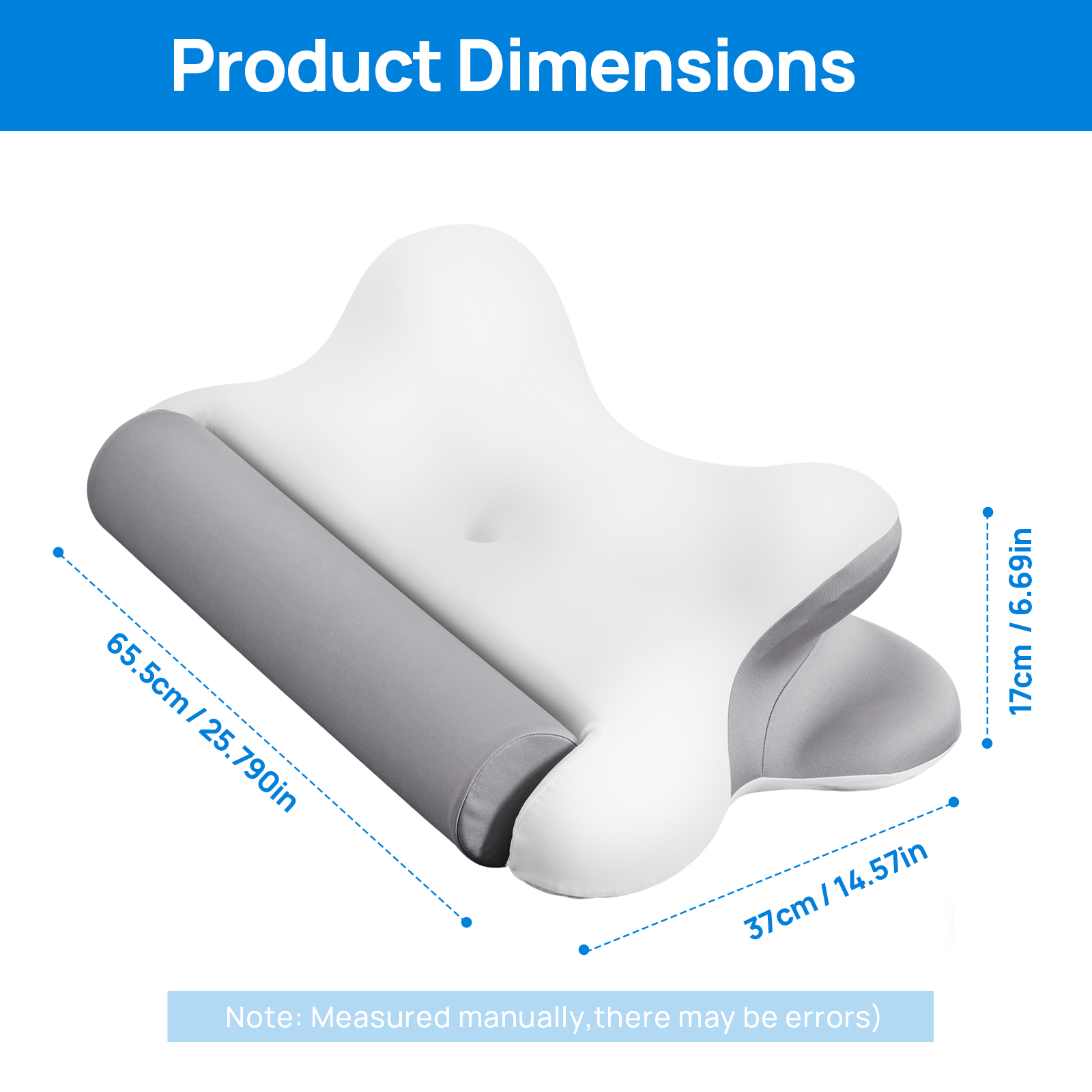 Cervical Neck Pillow, Cooling Ergonomic Memory Foam Pillows image 12
