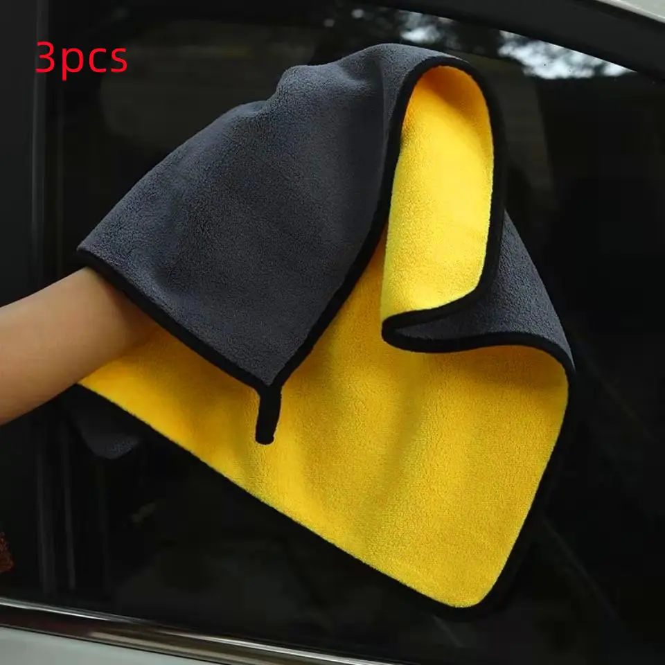 Two-color Couble-sided Car Dual-use Cleaning Wash Towel