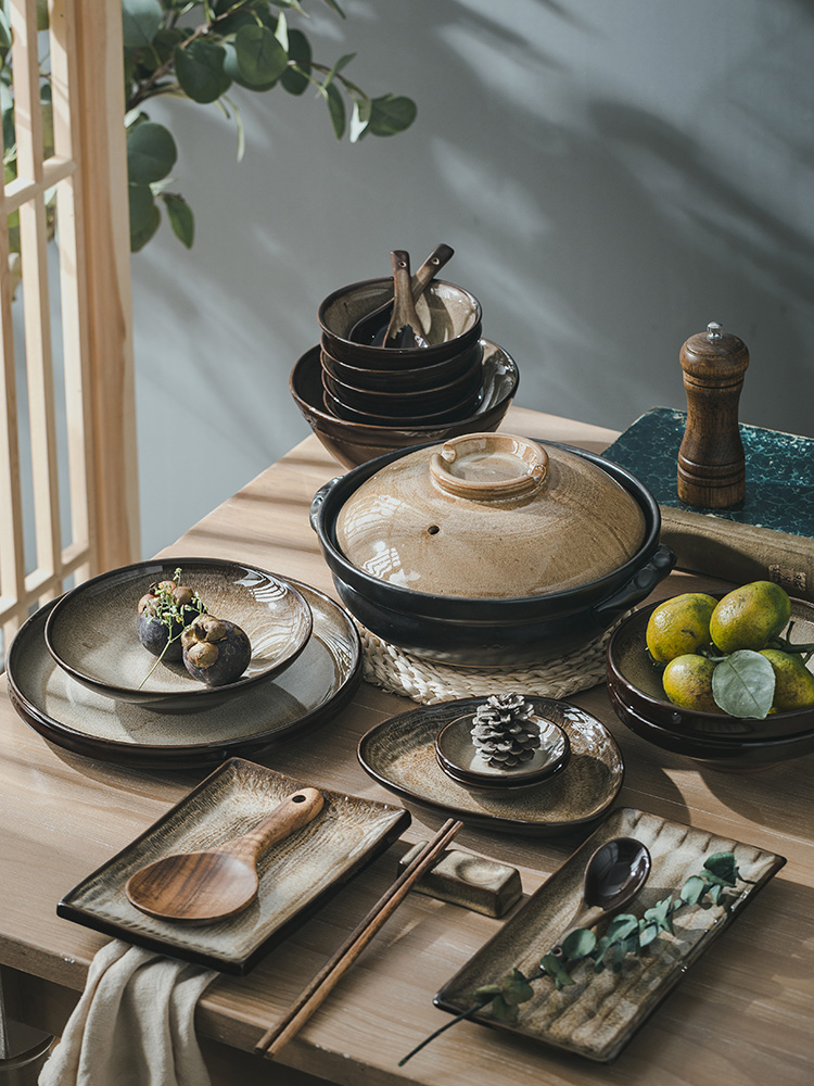 Title 1, Household Purple Sand Kiln Turned Into Dishes Set